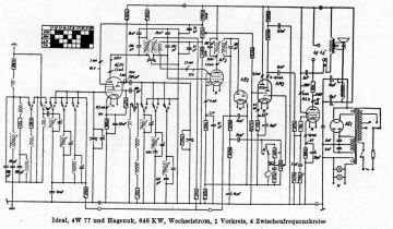 Blaupunkt 4W77 schematic circuit diagram